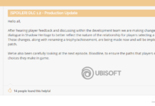 育碧對《刺客信條：奧德賽》「暗影後裔」DLC內容進行調整