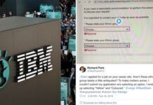 IBM招聘陷種族歧視爭議，系統選項給求職者貼「有色人種」標簽