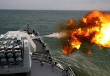陸路不行走水路，美國輪船強行闖關：委內瑞拉6艘軍艦開火