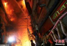 當地時間2月20日，孟加拉國首都達卡的一座大樓發生火災，據法新社援引官員消息稱，已經有41人在火災中死亡。