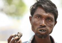 印度男吃磚頭20年，真的可以填飽肚子嗎？
