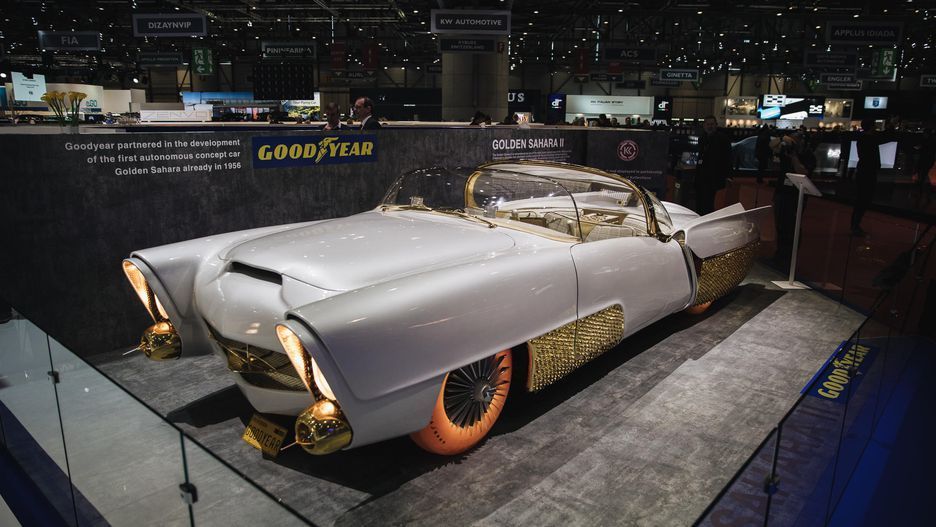 多圖 輪胎會發光 固特異修復並展示1950年代的golden Sahara Ii概念車 搜資訊