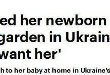 烏克蘭女子因不想要孩子，在家偷偷產子後將其活埋致死被逮捕