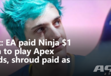 EA為推廣《Apex英雄》打賞知名主播Ninja百萬美元