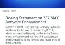 波音宣佈改進737MAX軟件程序