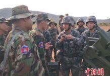 「金龍-2019」中柬聯合訓練「迅猛火力」打擊