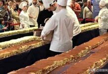 米蘭美食家打造全球最長提拉米蘇 創吉尼斯新紀錄