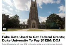 杜克大學又攤上事兒了！騙取百萬美元撥款，賠了1.12億美元