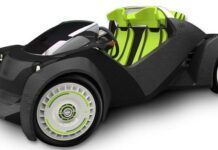 全球首款3D打印新能源汽車問世