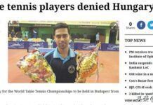 簽證被拒！孟加拉國男選手恐無法參加2019年布達佩斯世乒賽