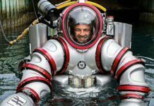 神奇的高壓潛水服，可以在水下呆50個小時，最大潛水深度330米