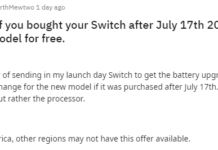 買虧了不用慌 美國任天堂將為新Switch用戶免費升級為高續航版本