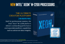 專業人士終極平台！Intel發布工作站至強W-2200系列