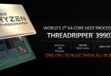 AMD官宣旗艦撕裂者3990X 桌面史上第一次64核128線程