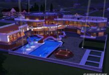 《模擬人生3》MOD房建 豪華海邊觀景別墅
