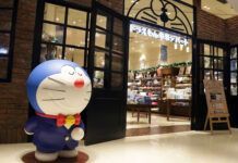 藍胖子店長-世界首家哆啦A夢未來百貨店台場DiverCity開業