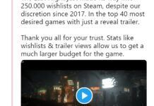 微軟獨立游戲《最後一夜》被加入願望單超25萬次 總監發推致謝游戲新聞