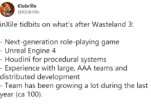 《廢土3》開發商打造次世代RPG游戲 虛幻4開發廢土3