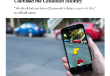 加拿大軍方表示：軍事基地已成《寶可夢Go》聚集地