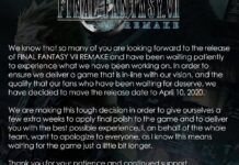 《最終幻想7：重製版》官宣跳票 將延期至4月10號發售
