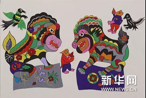 陝西省美術博物館藏安塞農民畫作品展