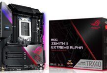 華碩Zenith II Extreme Alpha迎接64核撕裂者3990X 每相供電90A