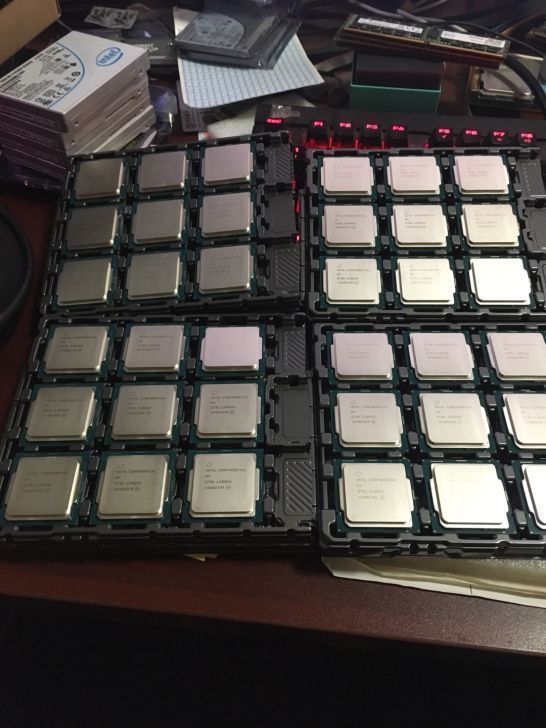 一大批Intel 10代酷睿桌面ES散片偷跑 最高10核