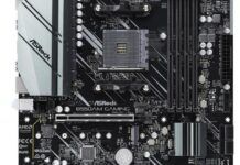 首次曝光華擎B550AM Gaming主板高清照 10相供電+PCIe 4.0支持
