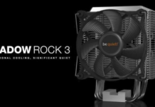BQT推出SHADOW ROCK 3散熱器 最高噪音24分貝 可壓190W