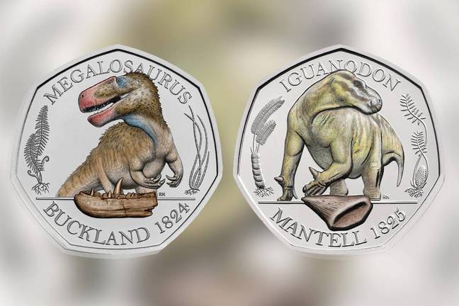 彩色紀念幣！英皇家鑄幣廠推「恐龍硬幣」　三種款式未來可增值賺錢