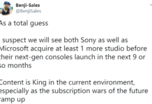 分析師：新主機上市前 微軟和索尼還會再收購工作室PS5