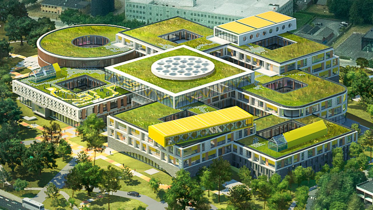用積木蓋的！丹麥「LEGO新總部」成夢幻地標　巨型積木宛如孩提版天空之城