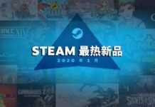 Steam2020年1月最熱新品榜單TOP20：亞洲作品雄踞