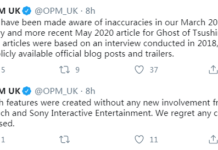 英國PlayStation對報道《對馬之魂》的錯誤信息致歉