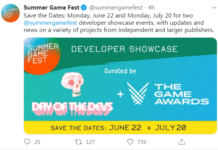 夏季游戲節官宣 開發者展示活動 時間6月7月各一次
