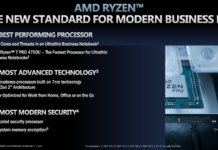 7nm樹立商務本新標杆AMD正式發布銳龍PRO 4000U系列