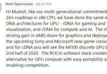 NVIDIA安培有對手了AMD官宣第一款CDNA架構計算卡