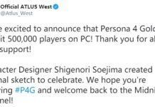 《P4G》PC版玩家超50萬 Atlus發賀圖感謝各位支持
