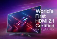 2.0接口落後了華碩ROG宣布全球第一款HDMI 2.1認證顯示器