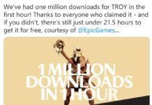 《全面戰爭傳奇：特洛伊》上線一小時下載量破百萬