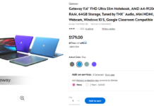美國PC品牌Gateway殺回來了 11.6寸筆記本低至1200元