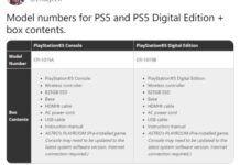 PS5主機模型編號及盒裝內容曝光 825GB大固態 無定價