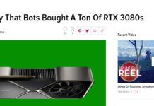 英偉達官方道歉：機器人買空了RTX 3080