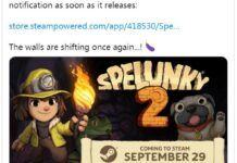 PC版《洞窟探險2》發售日公布9月29日登陸Steam