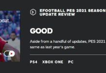 真換皮《實況足球2021》IGN 7分：基本和2020一致