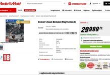 匈牙利零售商上架《惡魔之魂：重製版》PS4版