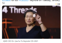 CEO蘇姿豐出席AMD CES發布會官宣 或推銳龍5000 APU等新品