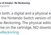 《阿瑪拉王國：懲罰 重置版》Switch版確認有實體版 卡帶含完整游戲