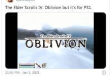 獨立游戲開發者腦洞視頻展示PS1畫面《上古卷軸4》