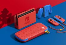 任天堂推出馬里奧亮麗紅藍配色Switch主機套裝
